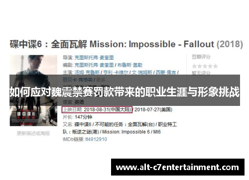 如何应对魏震禁赛罚款带来的职业生涯与形象挑战 如何应对魏震禁赛罚款带来的职业生涯与形象挑战